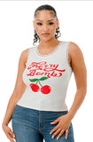 HE LIKES MY CHERRYS TANK TOP