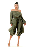 LOOKING FOR ME PANT SET- OLIVE
