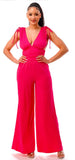 BLESSING HEARTS JUMPSUIT-HOT PINK